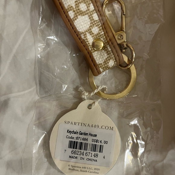 Spartina set- wristlet, wallet, key chain, and tote - Picture 5 of 12